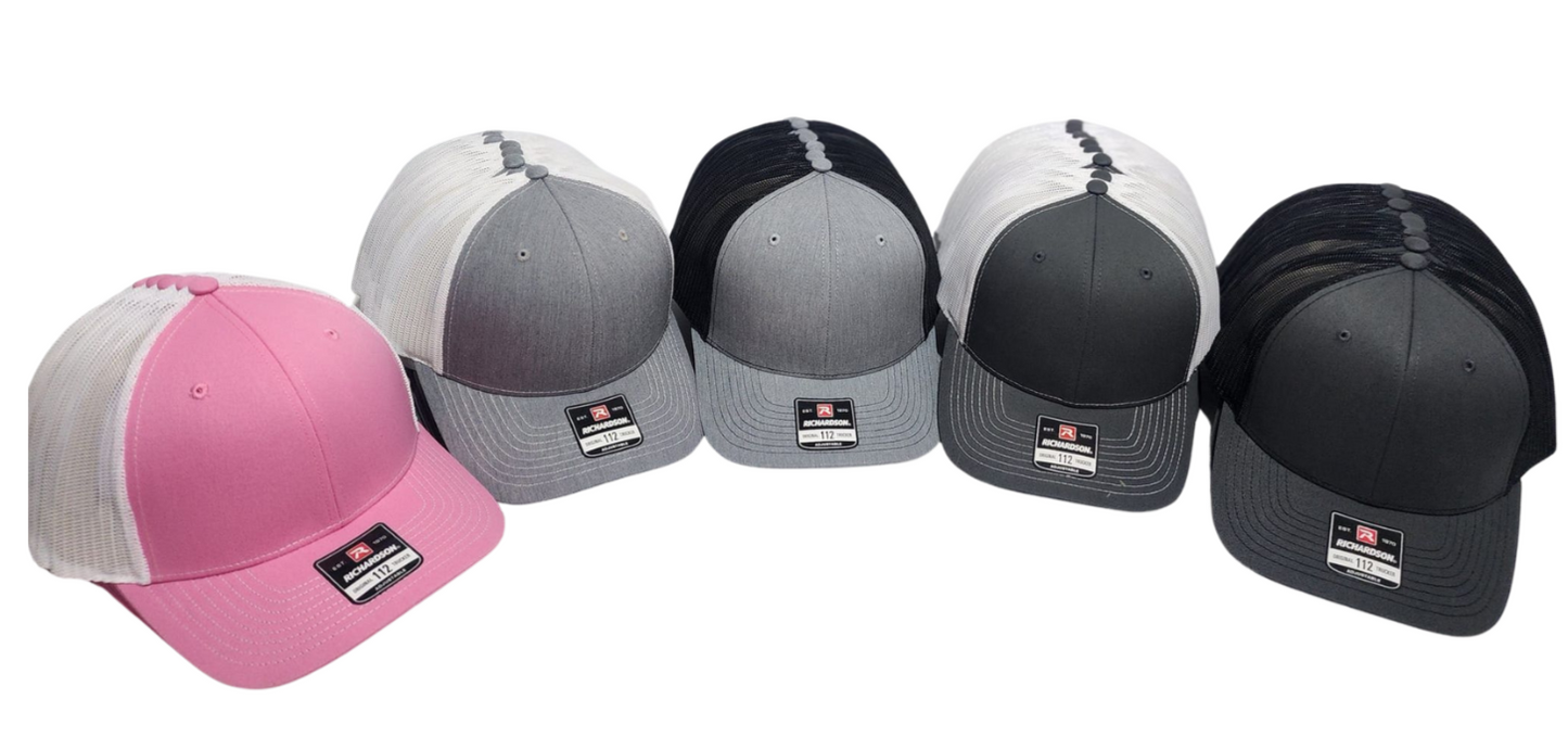 Custom Leatherette Patch Trucker Hat – Structured Snapback