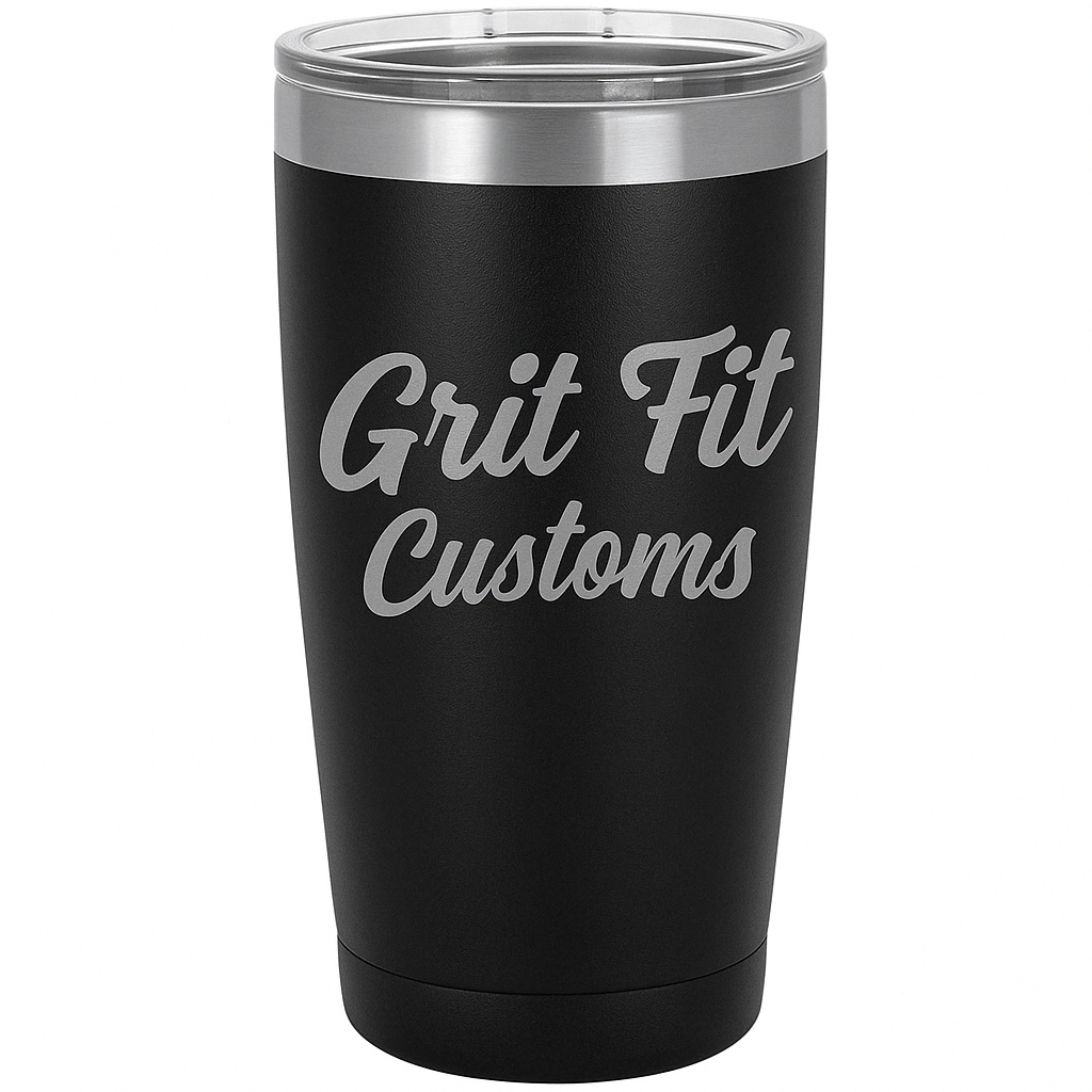 Custom 30 oz. Engraved Tumbler – Laser Personalized Stainless Steel