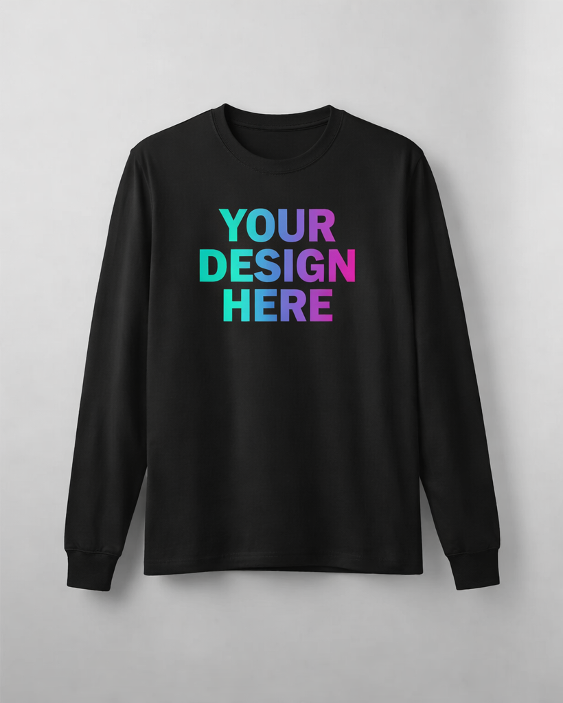 Custom Long Sleeve T-Shirt – Two Side Print