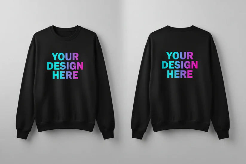 Custom Crewneck Sweatshirt – Two Side Print