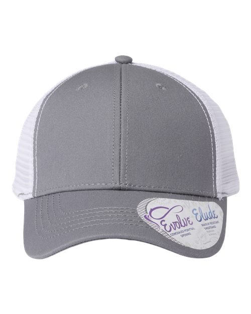 Custom Women’s Trucker Hat | Engraved Leather Patch Cap