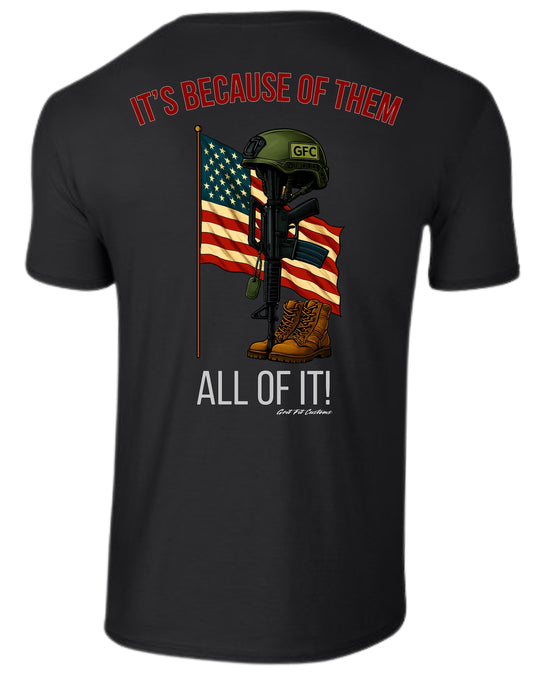It’s Because of Them – Patriot Line