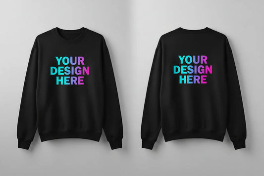Custom Crewneck Sweatshirt – Two Side Print