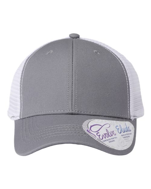 Women's Modern Trucker Cap with Customizable Engraved Leatherette Patch